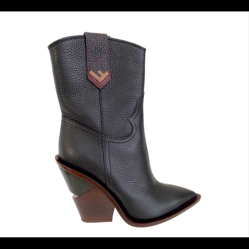 BRAND new black Fendi cowboy boots!